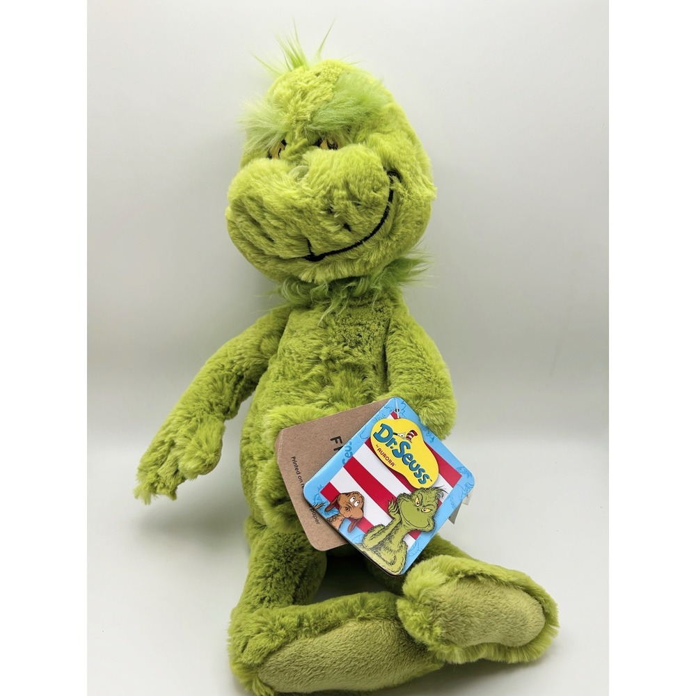 Aurora‎ Dr Seuss The Grinch Plush Stuffed Animal Green 15 inch 2021 NWT